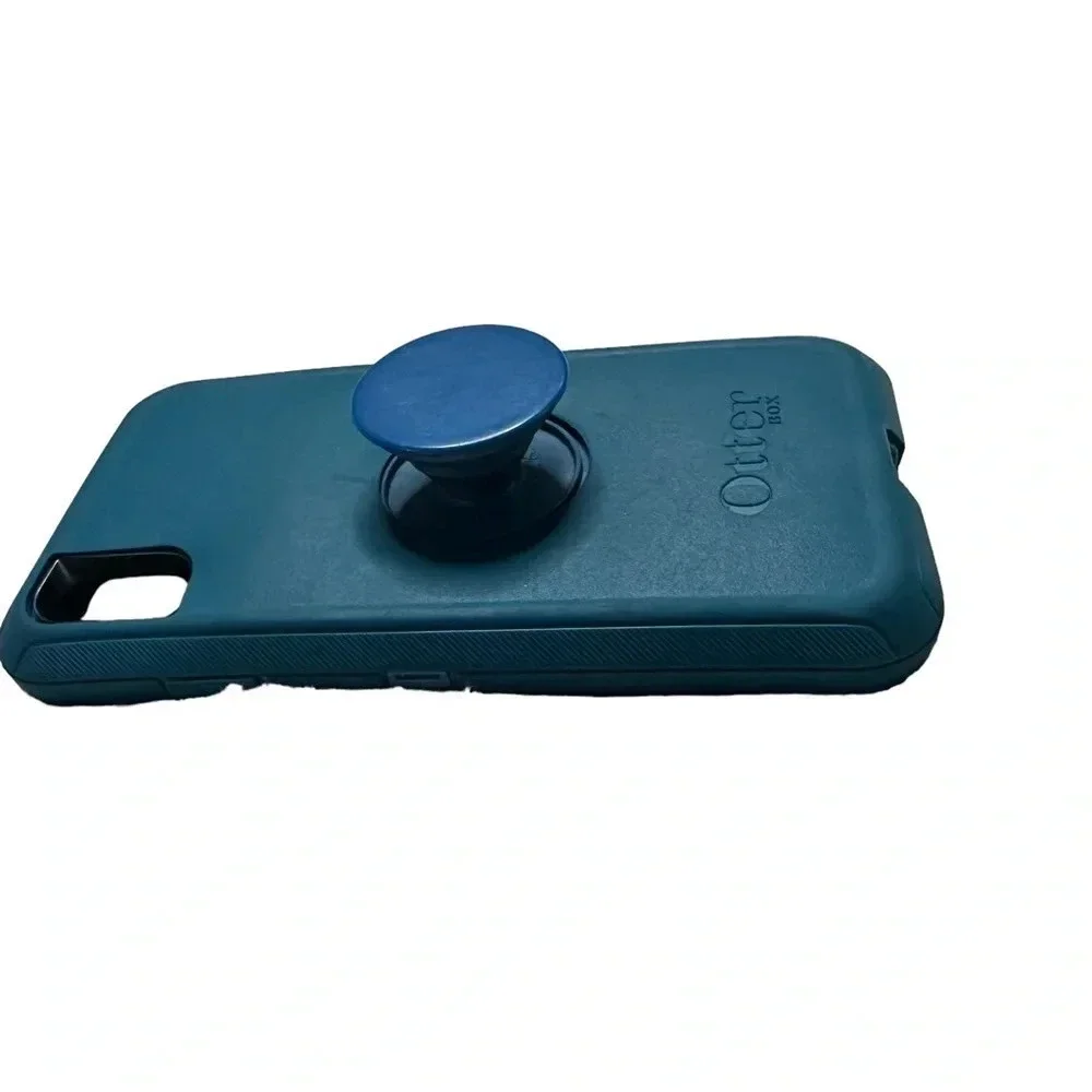 OtterBox with Popsocket attached Blue for IPhone XR Plus